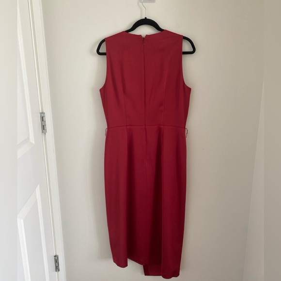 Ted Baker London Chrisey Fixed Wrap Midi Prom Dress Size 4 Like NEW - Picture 5 of 9